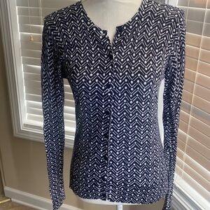 Loft Small Cardigan button down long sleeves
